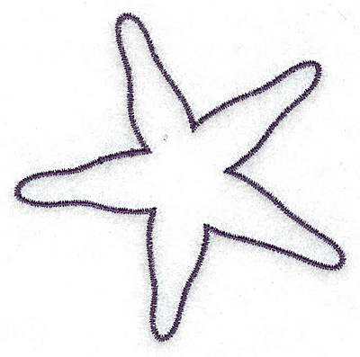 Free starfish silhouette.