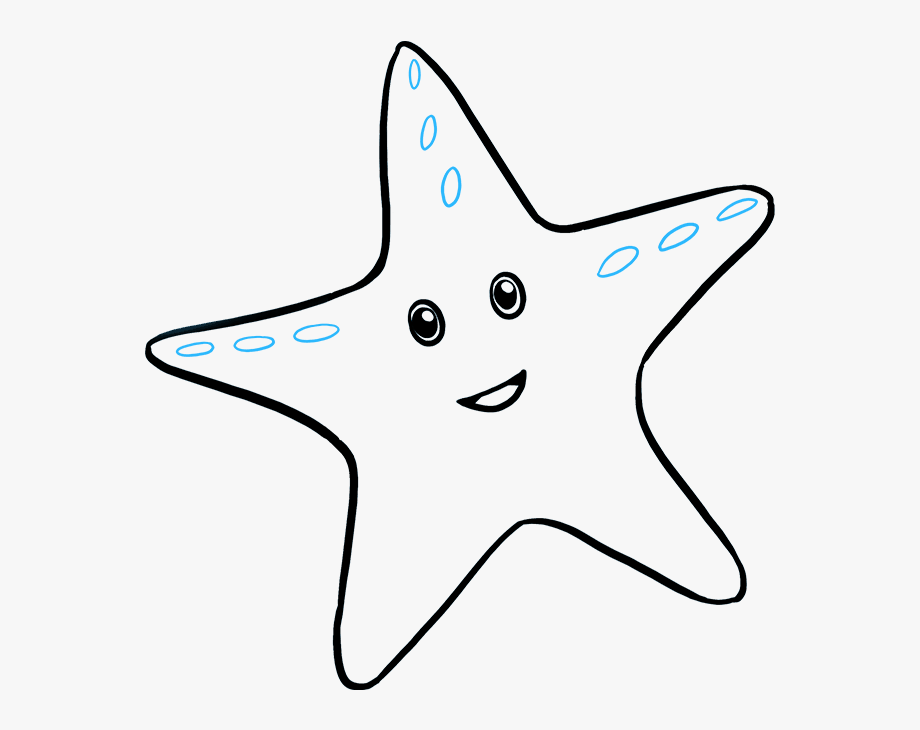 Drawing Starfish Outline