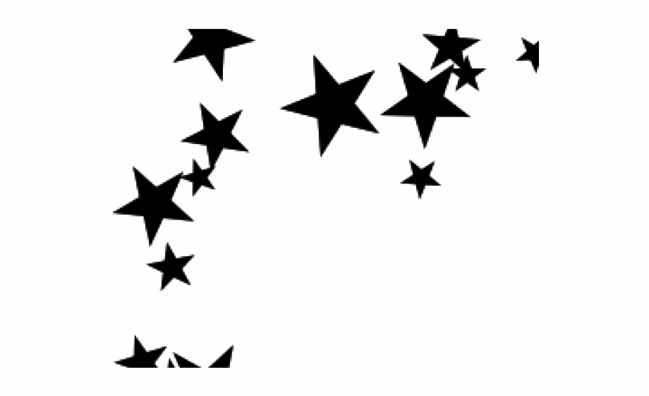 Transparent Stars Clipart Black And White, Transparent Png