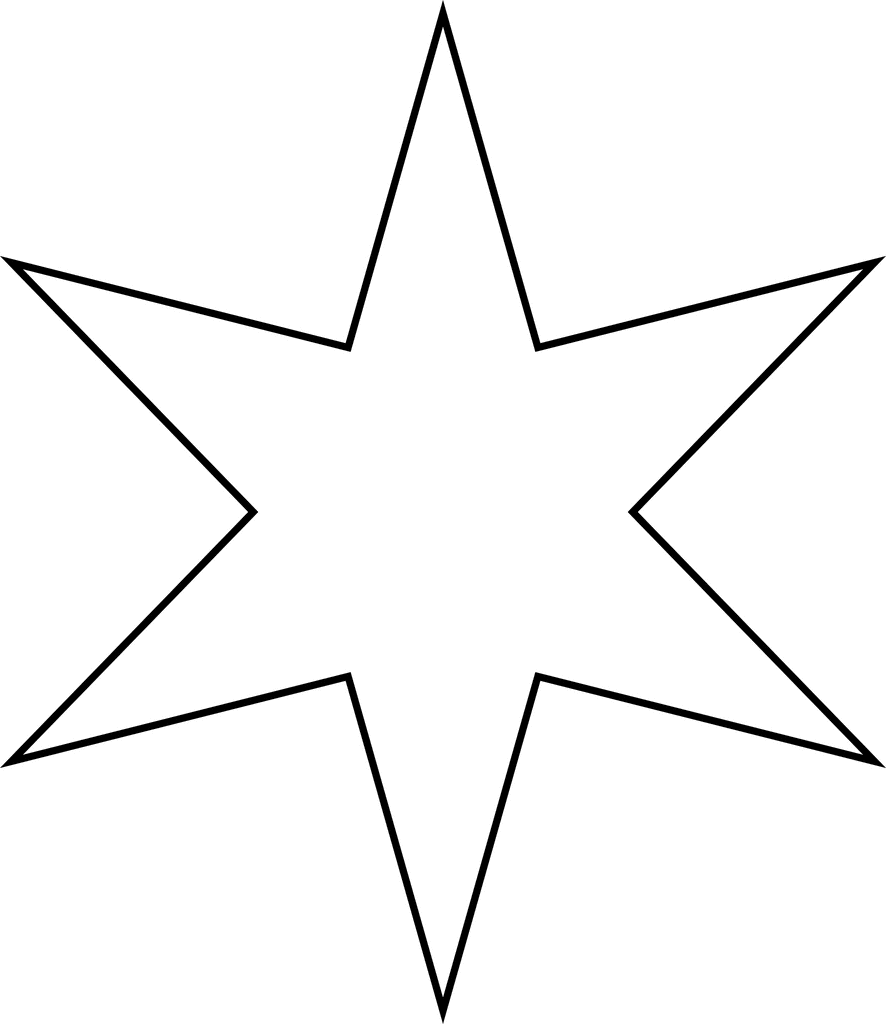 Printable Star Pattern Template