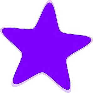 Purple Star Clip Art at Clker