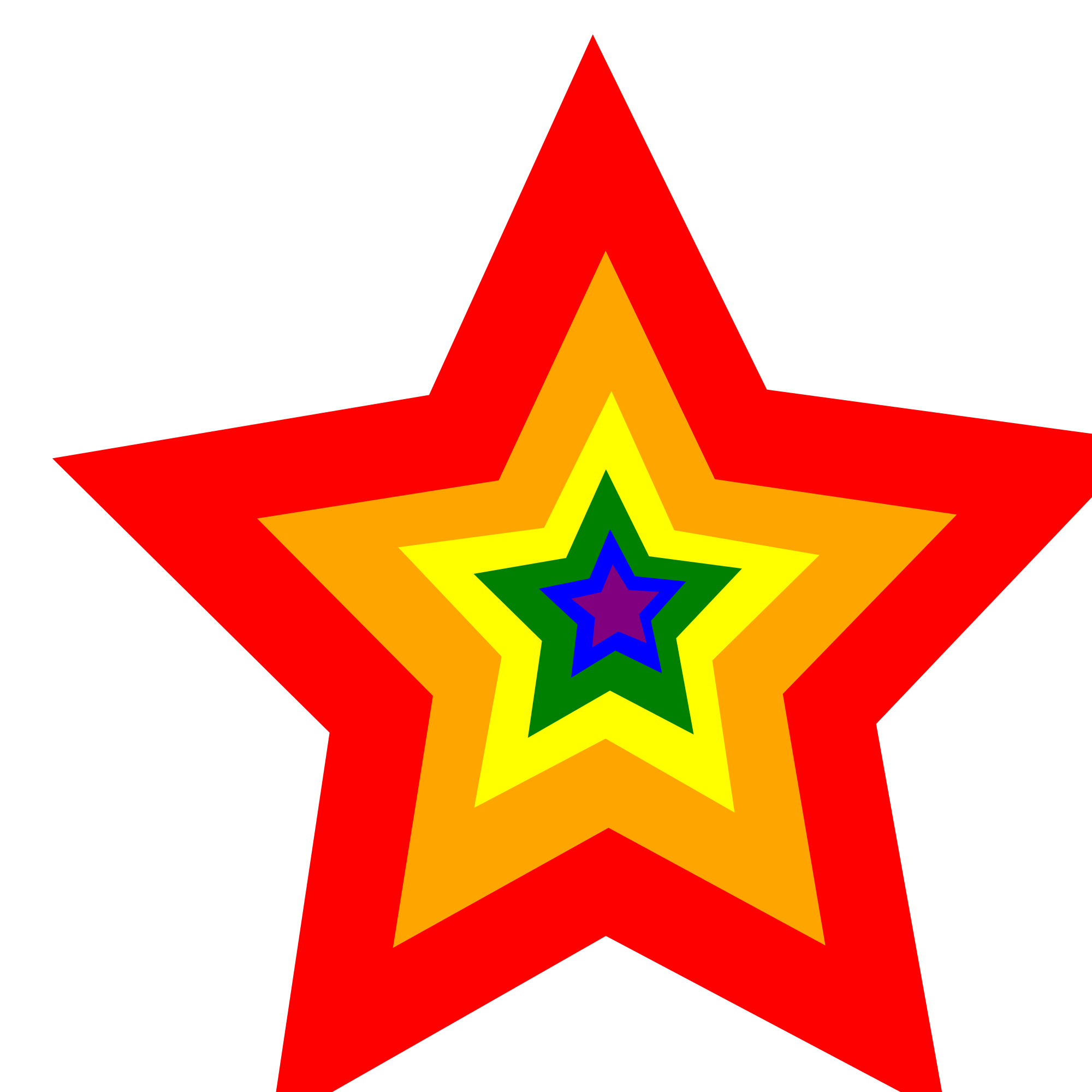 HD Rainbow Star Clip Art Pictures