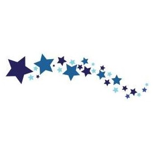 Shooting stars clip art