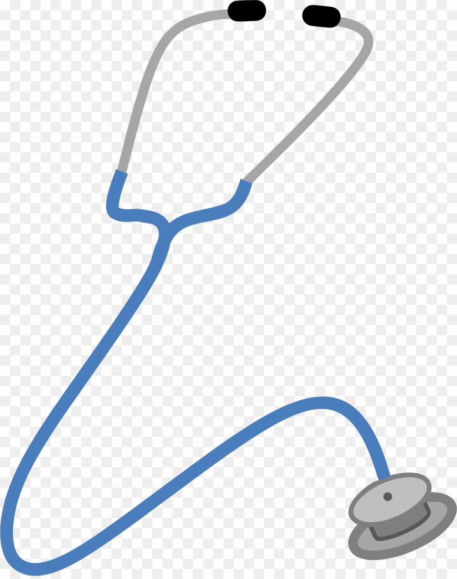 stethoscope clipart blue