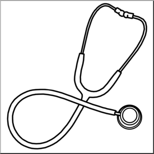 Stethoscope drawing free.