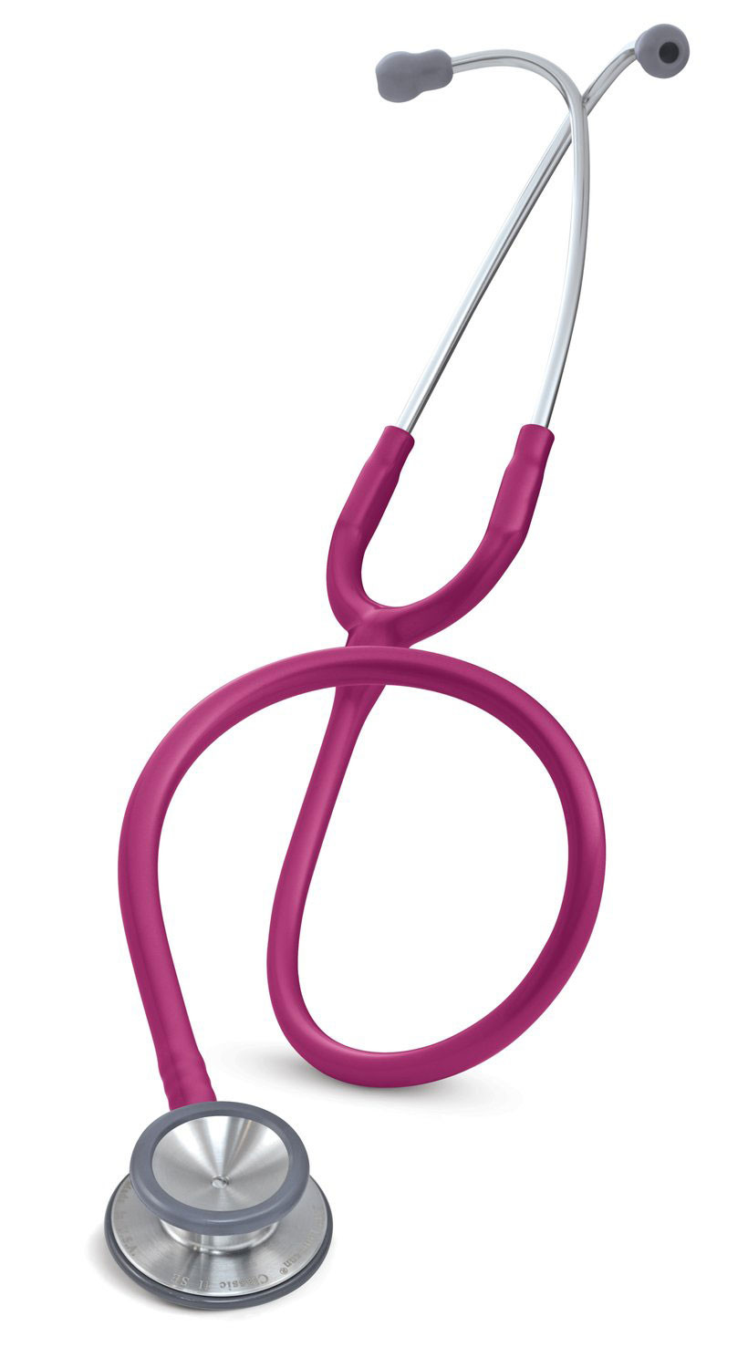 Purple stethoscope clipart.