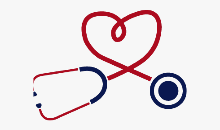 Red clipart stethoscope. 
