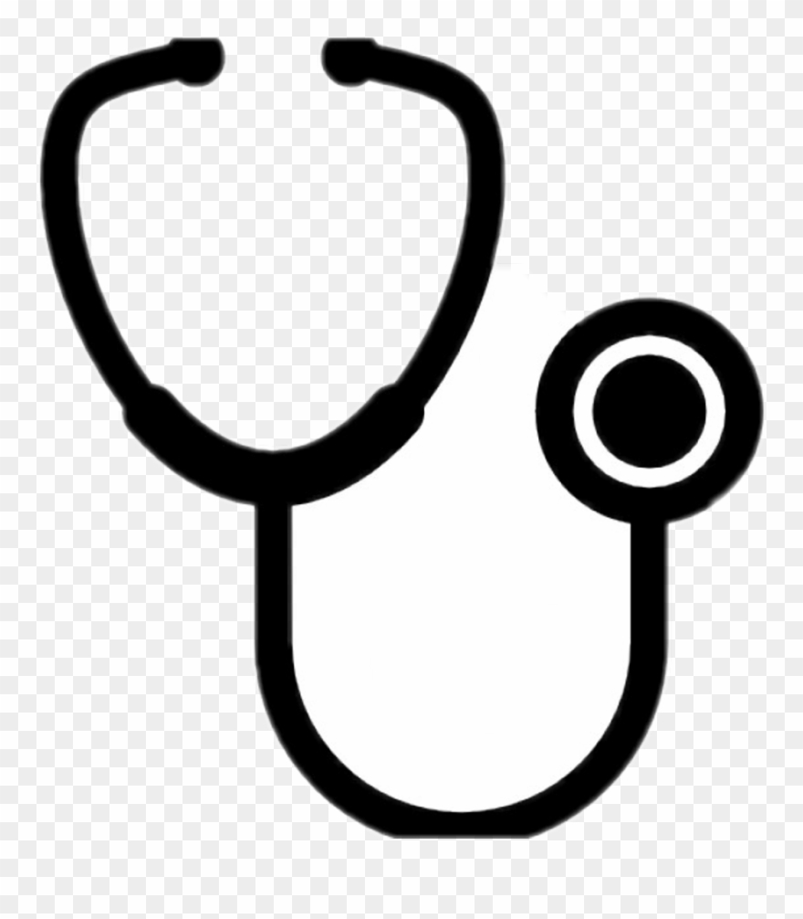 stethoscope clipart silhouette