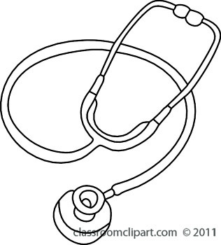 Stethoscope free black.