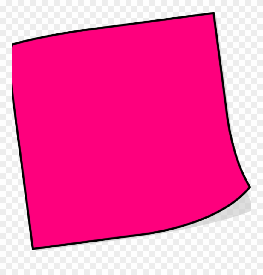pink sticky notes