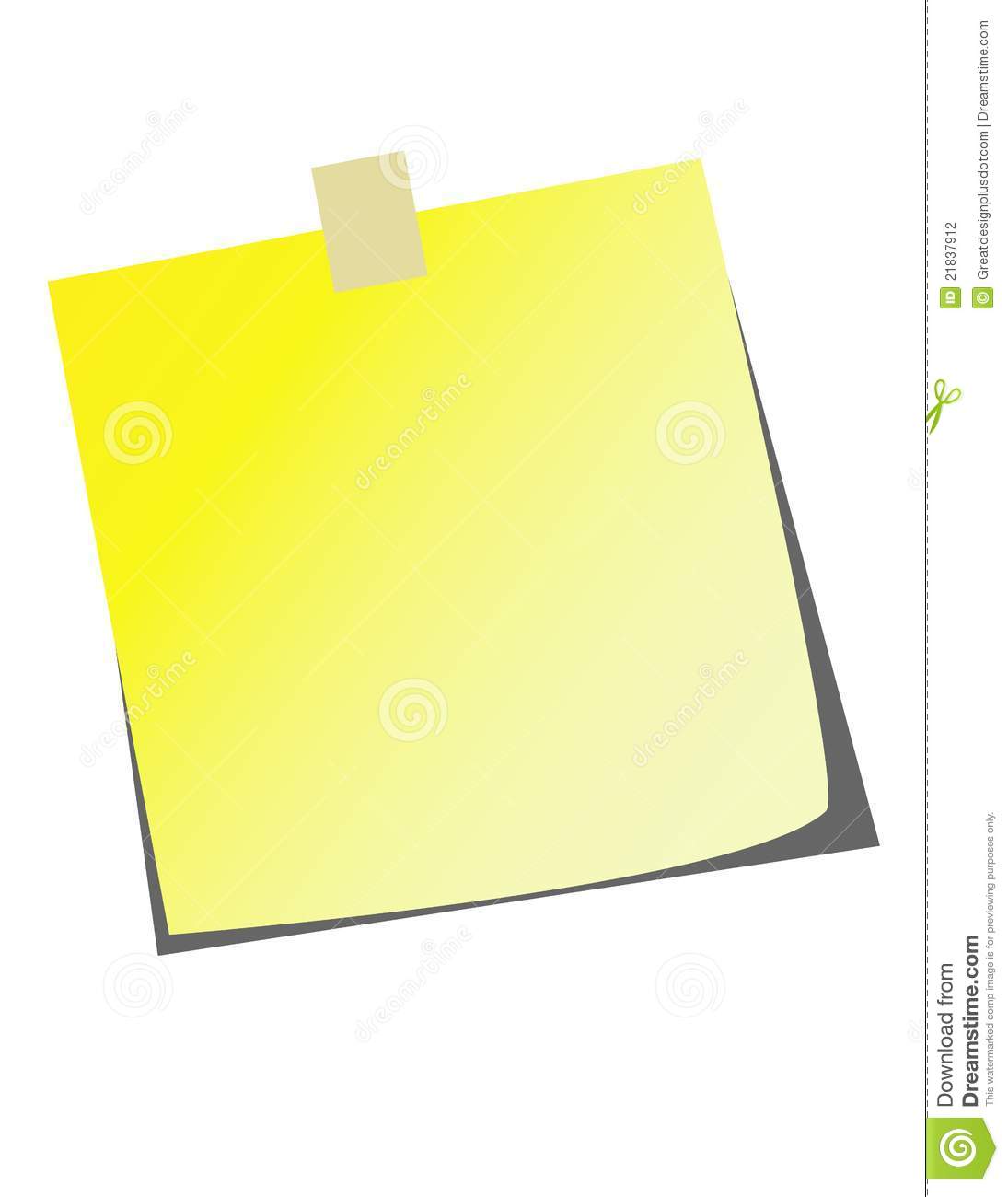 Post it note clipart for powerpoint