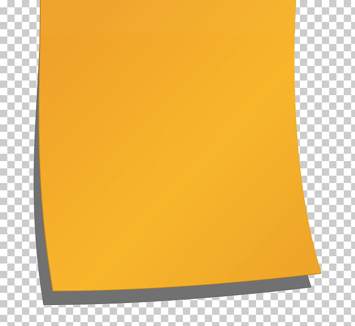 Rectangle Material, yellow sticky notes PNG clipart