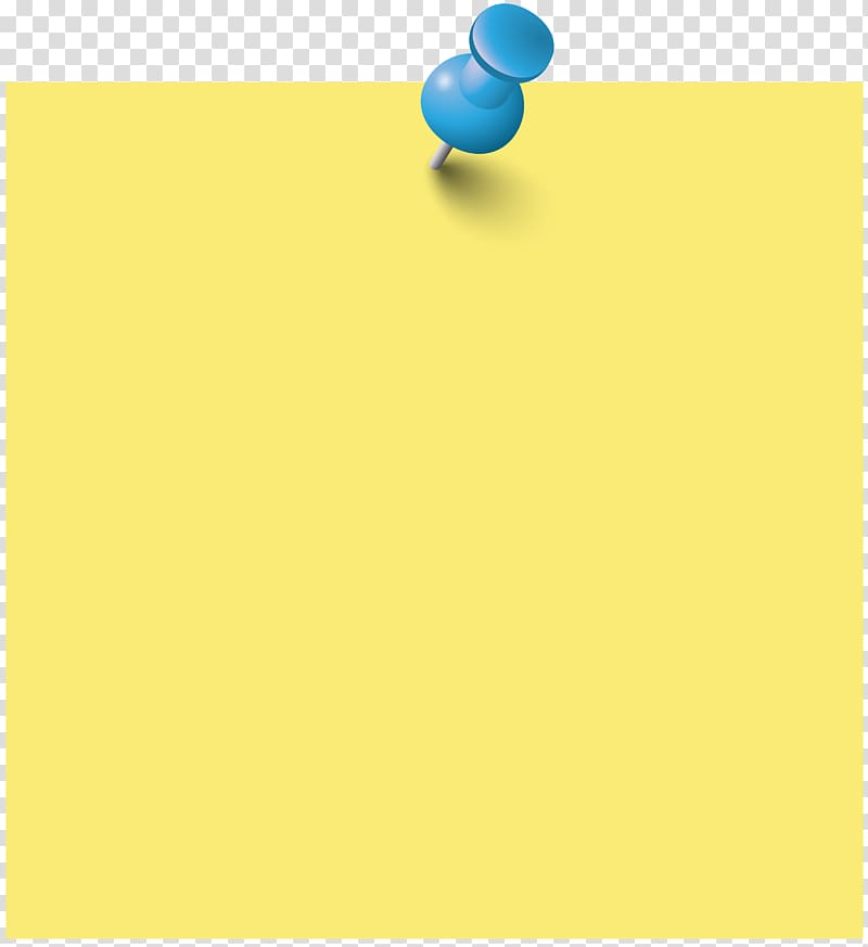 Yellow paper and blue pin, Paper Post