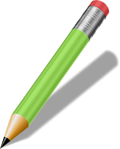 Sharp green pencil.