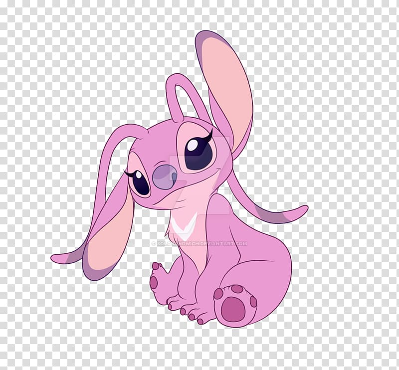 Pink stich character.