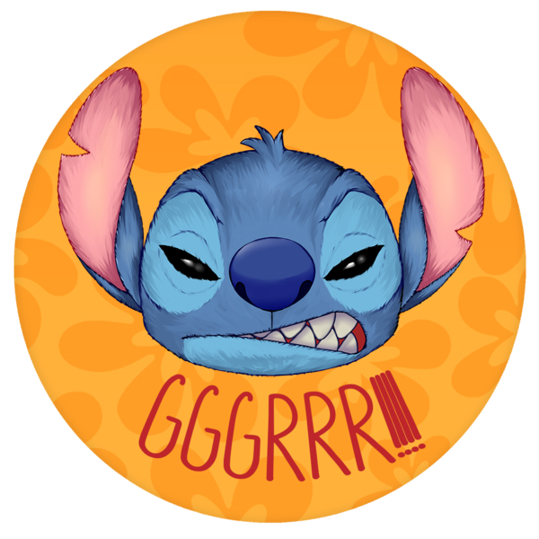 Stitch clipart angry.