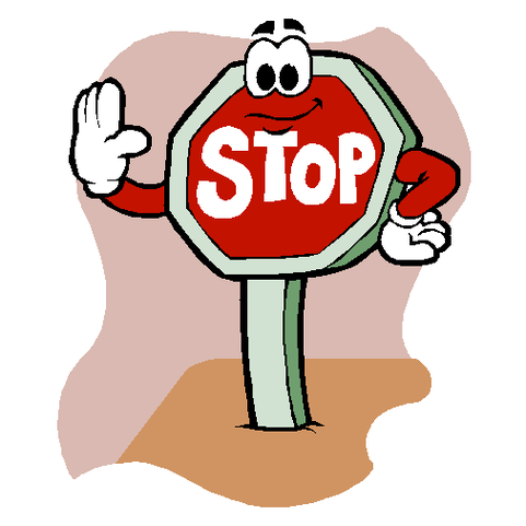 Stop sign clip art