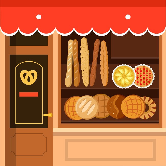 Bakery clipart bread shop, Bakery bread shop Transparent