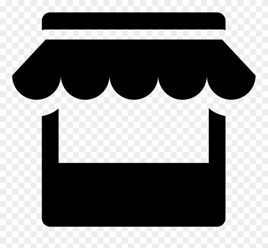 Clipart Black And White Stock Store Svg Png Icon Free