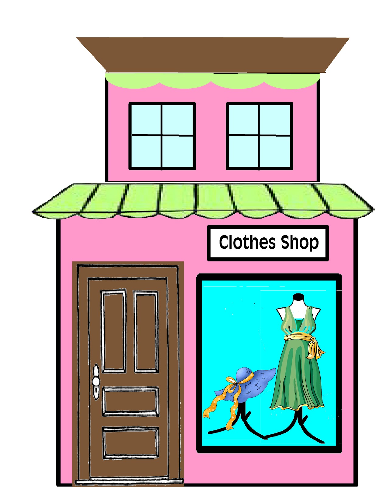 Shop clipart clothing shop, Shop clothing shop Transparent