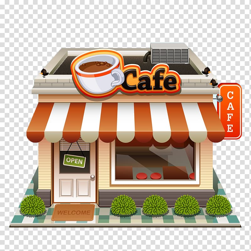 Cafe clipart cafe store, Cafe cafe store Transparent FREE