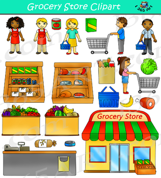 Grocery Store Clipart Shopping