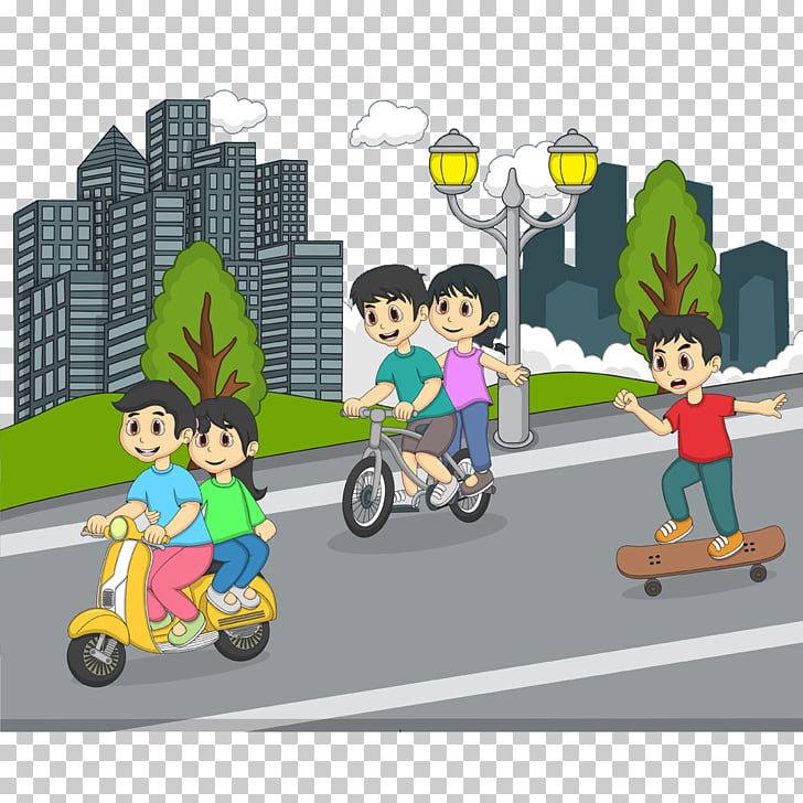 street clipart animated