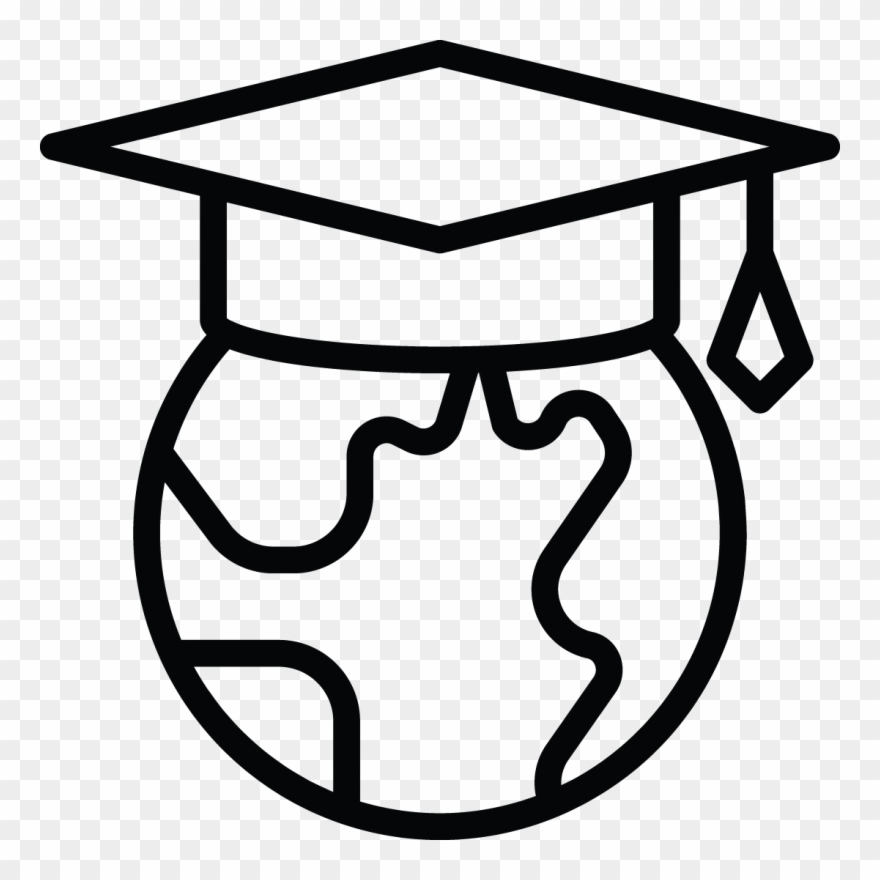 Global Student Clip Art Black And White