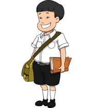 Student clipart male.