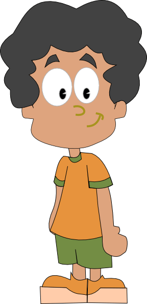 student clipart standing