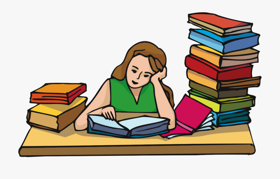 Student Studying Clipart