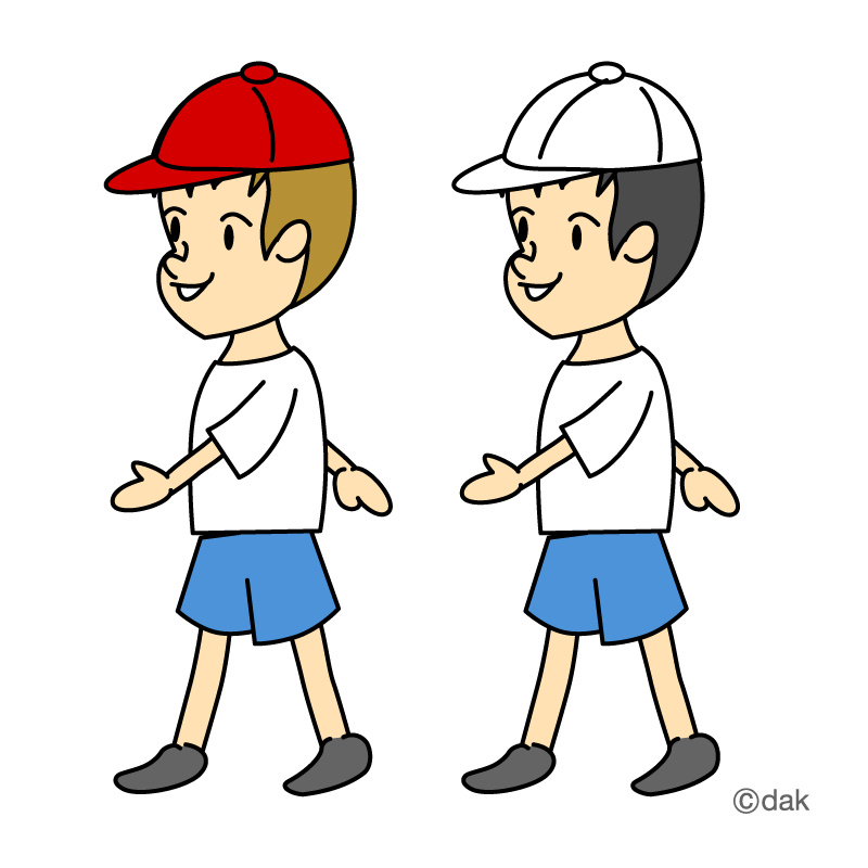 Walking student clipart.