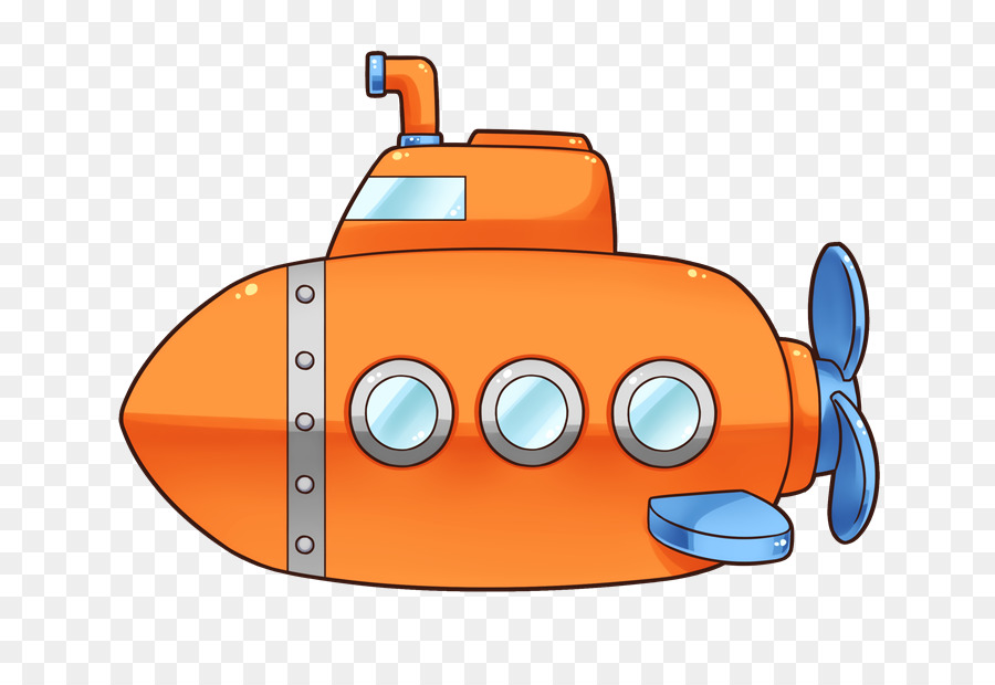 Submarine cartoon clipart.