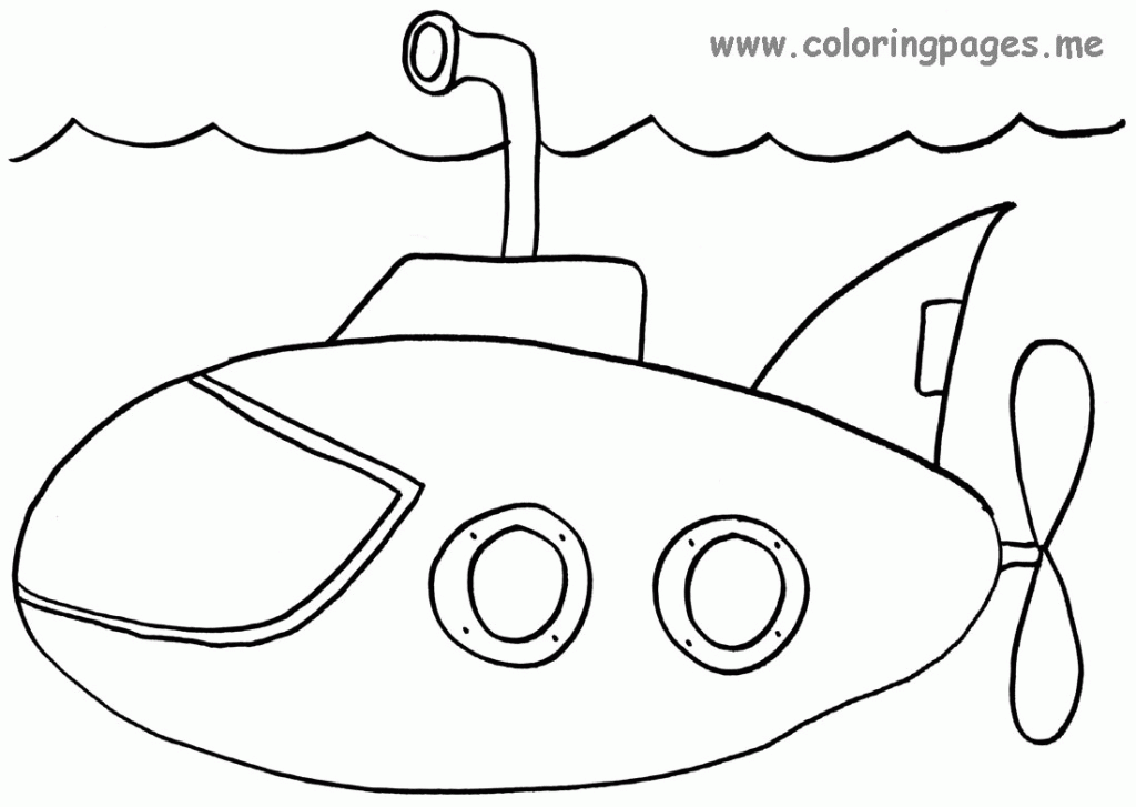 Free Yellow Submarine Coloring Pages, Download Free Clip Art