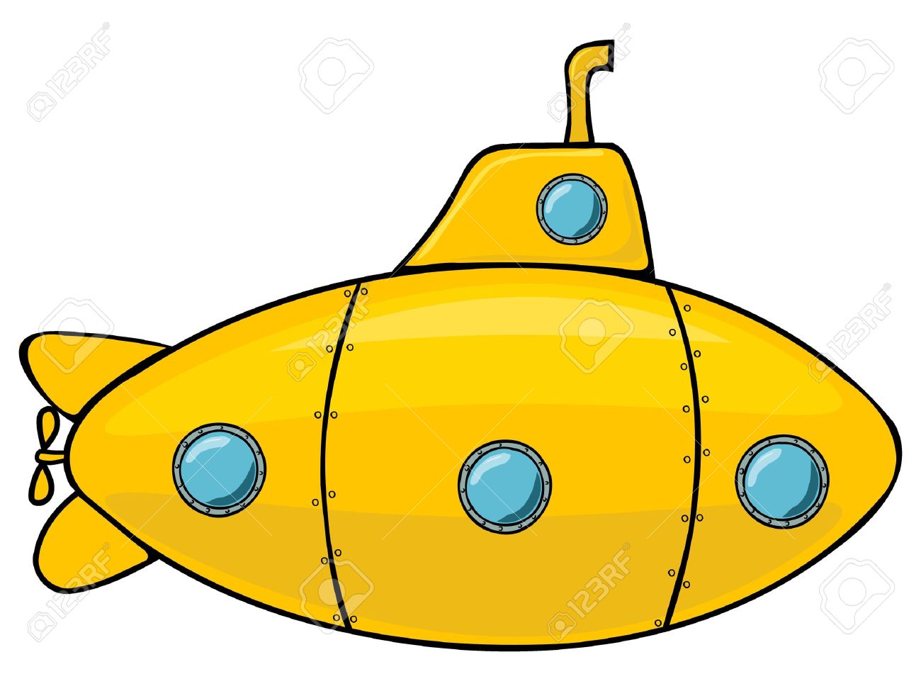 Collection submarine clipart.