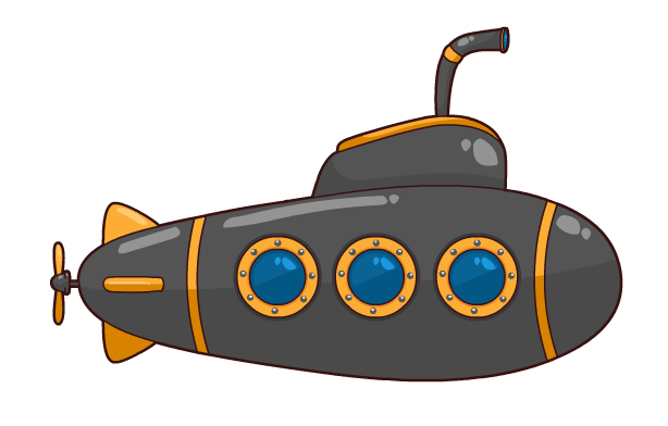 Free submarine cliparts.