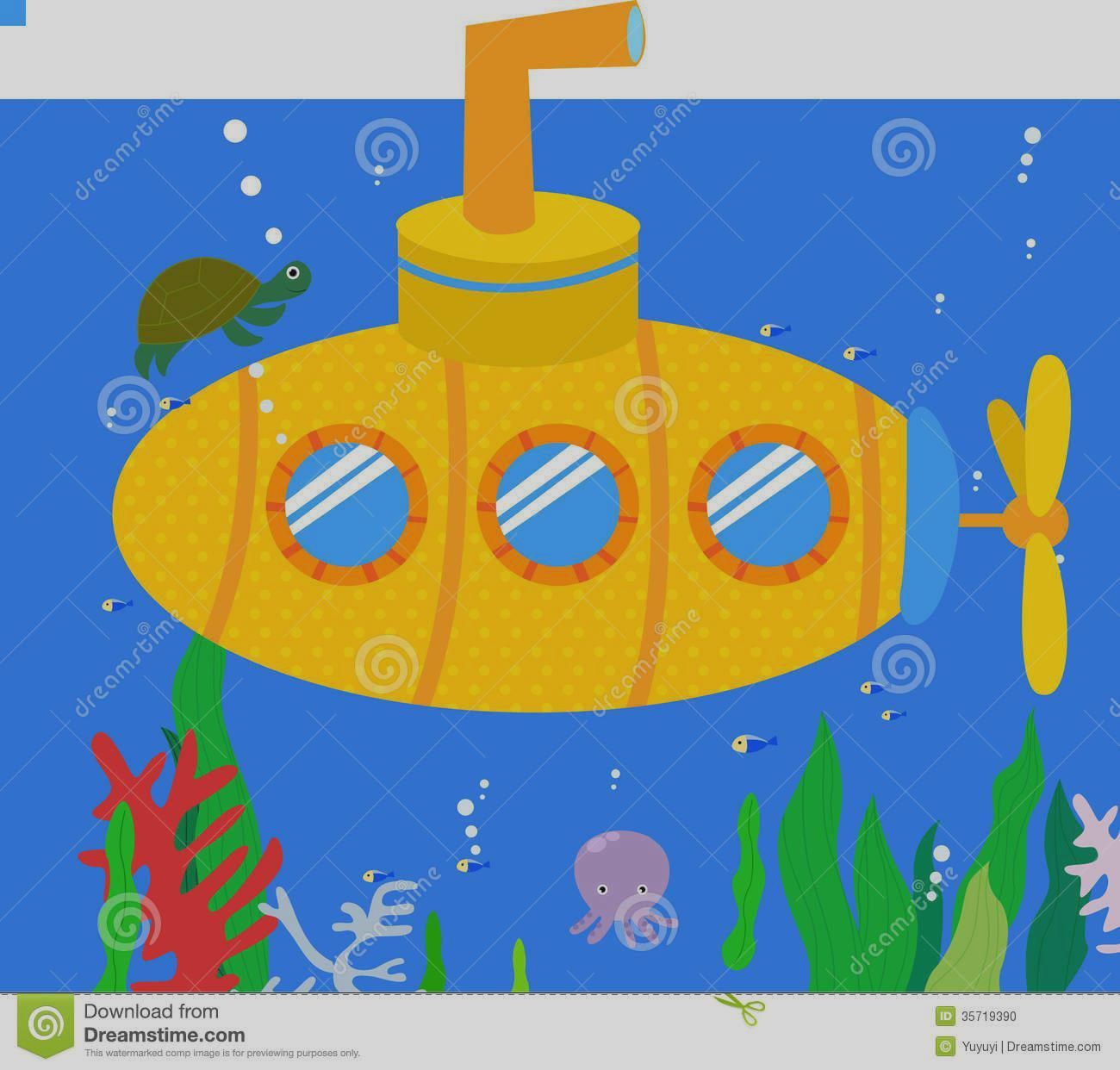 submarine clipart underwater