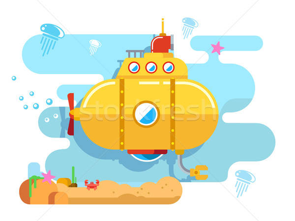 Submarine Stock Vectors, Illustrations and Cliparts