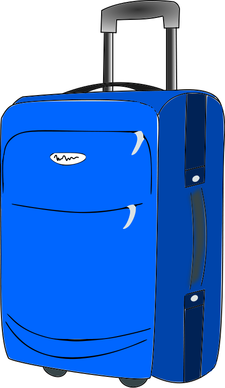 Free suitcases cliparts.