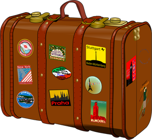 Suitcase free clipart.