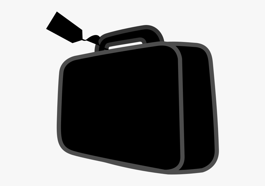 Suitcase Clipart Black And White