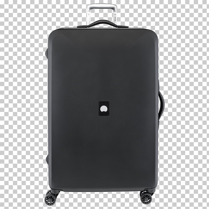 Suitcase Delsey Trolley Baggage Black, suitcase PNG clipart