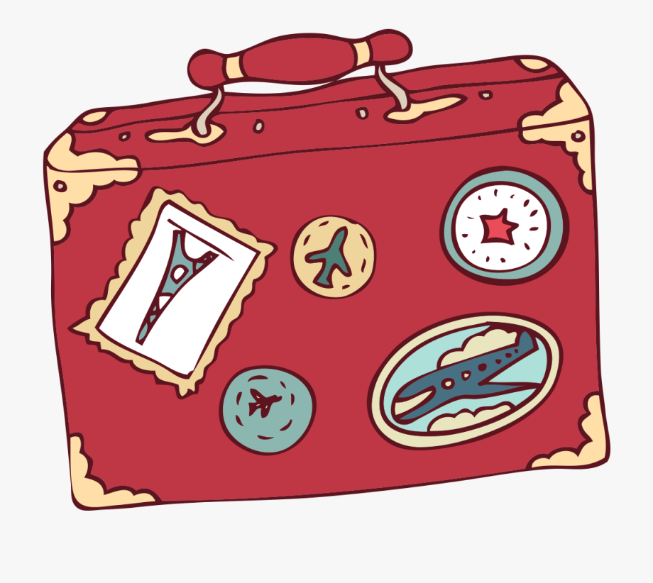 Travel Animation Cartoon Suitcase Free Download Png