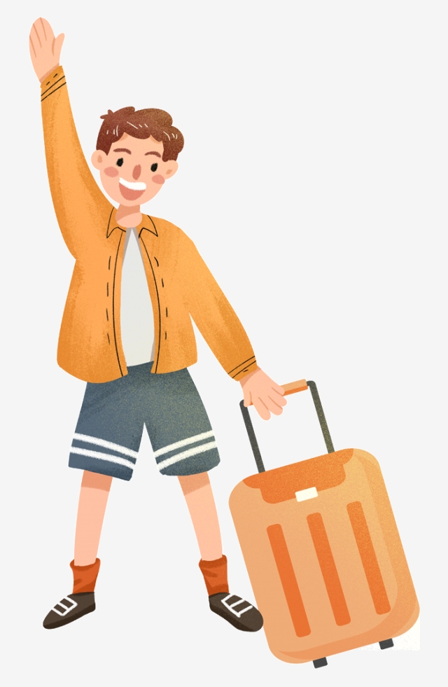 Luggage clipart kid.