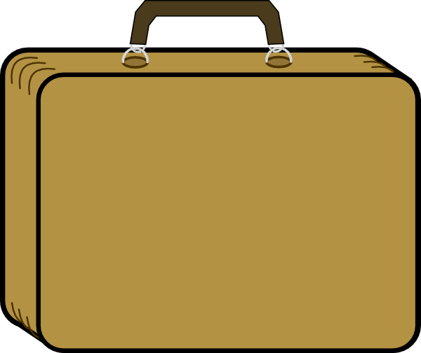 Suitcase clipart kid