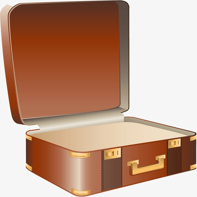 Download Free png Cartoon Suitcase Material, Cartoon Clipart