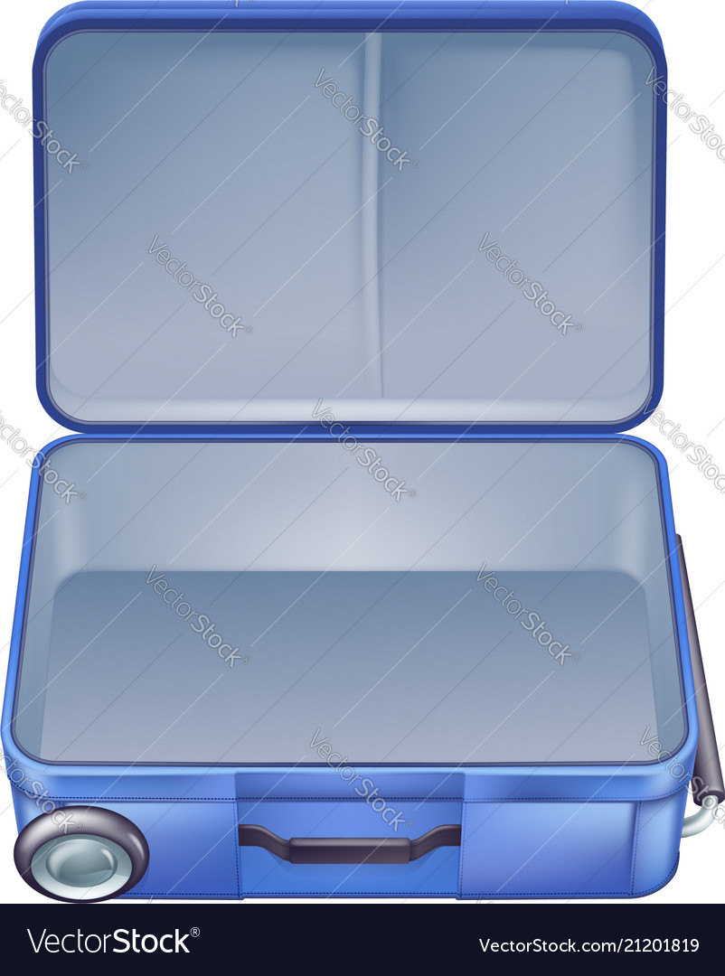 Empty suitcase