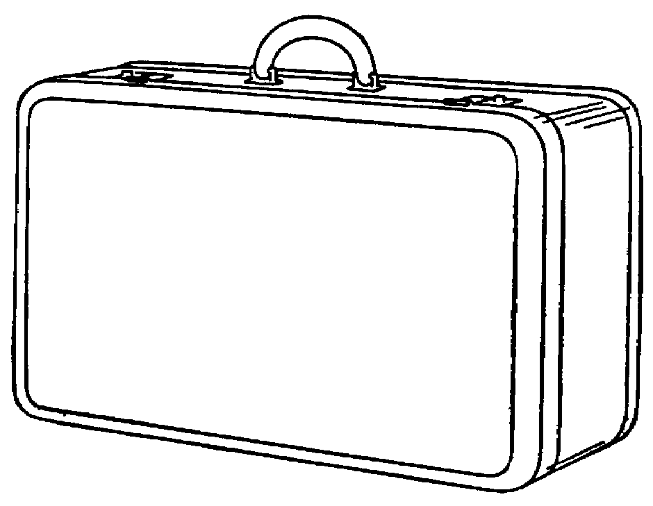 Free Luggage Clipart Black And White, Download Free Clip Art