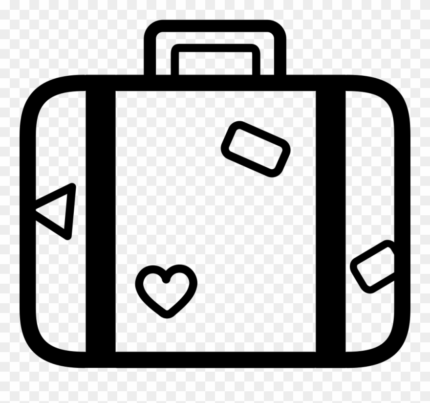 Suitcase For Travelling Baggage Outline Comments