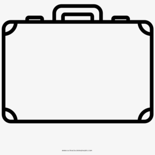Suitcase Coloring Page